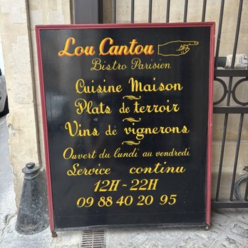 Lou Cantou - French Near Me - Paris, 75