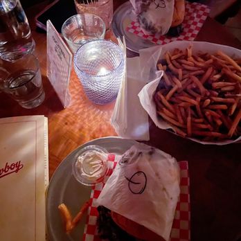 Lowboy - BBQ bacon lowburger and handcut fries - Cocktail Bars Near Me - Los Angeles, California Lowboy - BBQ bacon lowburger and handcut fries - Cocktail Bars Near Me - Los Angeles, California