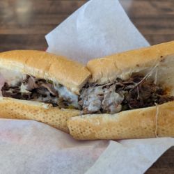 Sections Fine Meats - Their version of a Philly Cheese Steak.