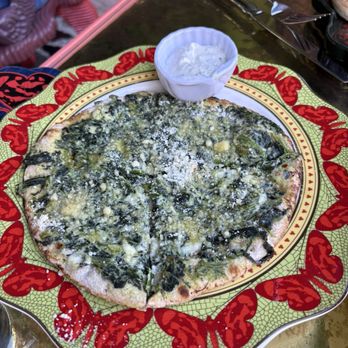 Night Hawk - Spinach and Ricotta Flatbread!! - Greek Near Me - Coronado, California Night Hawk - Spinach and Ricotta Flatbread!! - Greek Near Me - Coronado, California