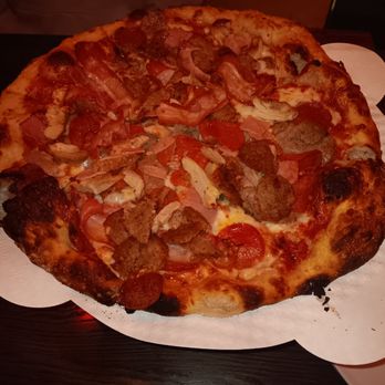 Old School Pizzeria - 1/19/2025. Carnivore Pizza - small size, but big portion and flavors, 5/5 stars! - Pizza Near Me - North Las Vegas, Nevada Old School Pizzeria - 1/19/2025. Carnivore Pizza - small size, but big portion and flavors, 5/5 stars! - Pizza Near Me - North Las Vegas, Nevada