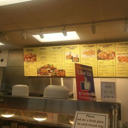menus on the wall