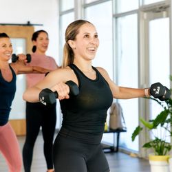 Seattle Jazzercise at Phinney Neighborhood Center - Every class includes strength training and stretching - all equipment provided.
