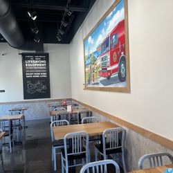 Firehouse Subs - The seating area