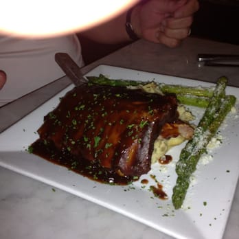 Bocca Osteria - Rib,s asparagus and mashed potatoes! - Italian Near Me - Cooperstown, New York
