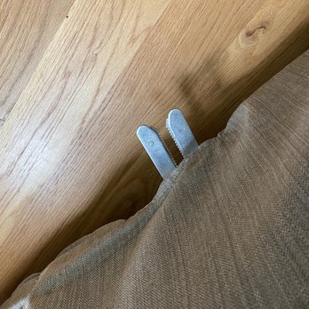 Pottery Barn - Mechanism to hold sectional pieces together. The interior portion is dangerously sharp - Furniture Stores Near Me - Ann Arbor, Michigan