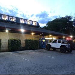 Village Market - Front entrance to Village Market Three Rivers California