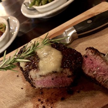 Field's Steak and Oyster Bar - Perfectly cooked medium rare aged filet with a seared crust that transformed this into culinary excellence. I have never had better!! - Steakhouses Near Me - Bay St. Louis, Mississippi Field's Steak and Oyster Bar - Perfectly cooked medium rare aged filet with a seared crust that transformed this into culinary excellence. I have never had better!! - Steakhouses Near Me - Bay St. Louis, Mississippi