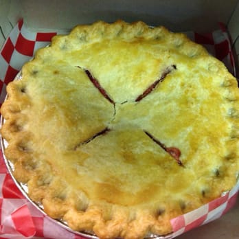 Stutzman's Farm - Strawberry rhubarb pie. - Farmers Market Near Me - Sangerville, Maine Stutzman's Farm - Strawberry rhubarb pie. - Farmers Market Near Me - Sangerville, Maine