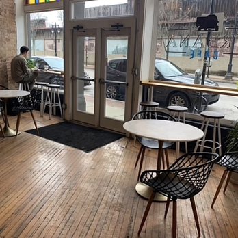 Urbana Cafe - I love the stained glass accents. - Cafes Near Me - Cincinnati, Ohio
