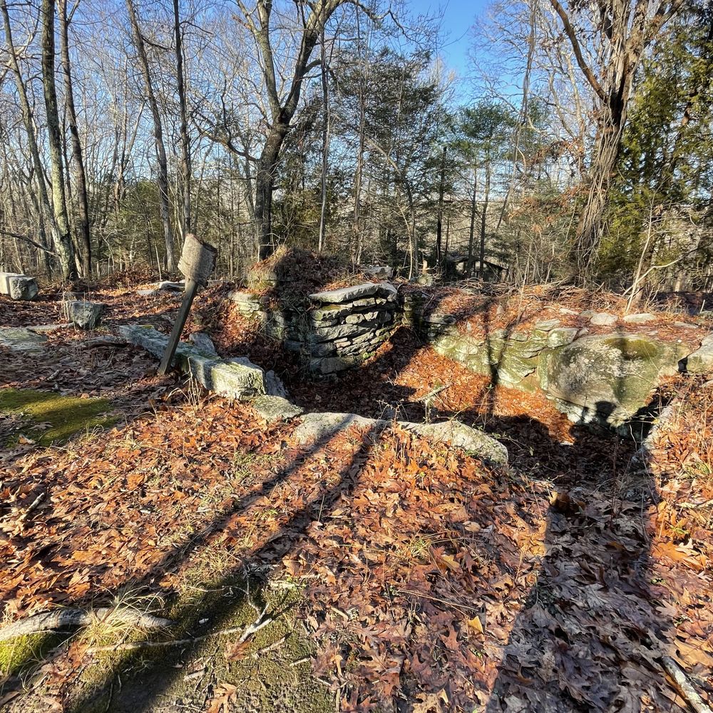 Biscuit City Trail - The overseer's house foundations - Hiking Near Me - South Kingstown, Rhode Island