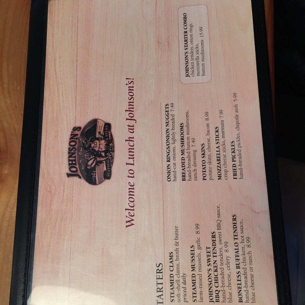 Johnson's Steak & Seafood. - Lunch Menu - Seafood Near Me - North Berwick, Maine Johnson's Steak & Seafood. - Lunch Menu - Seafood Near Me - North Berwick, Maine