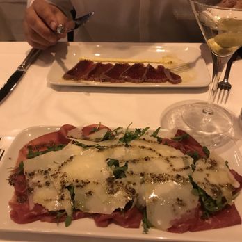 Antica Osteria Cavallini - Bresaola and Tonno starters. - Italian Near Me - Milan, Michigan