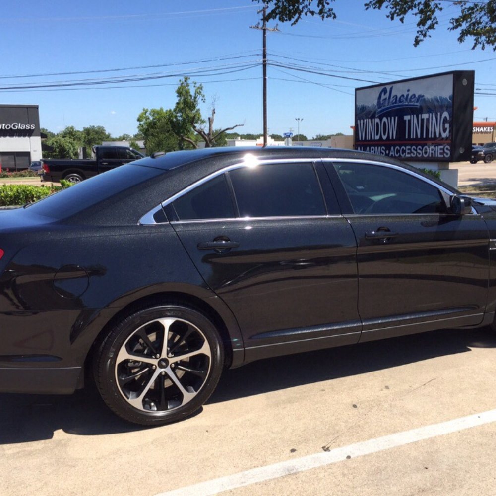 Glacier Window Tinting - Excellent job tinting my SHO! Premier tint looks great and keeps car interior much cooler. Thanks Glacier! - Car Window Tinting Near Me - Arlington, Texas