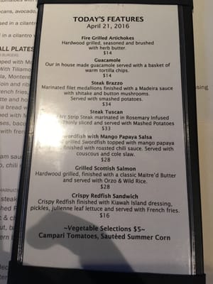 Menu photo 6 J. Alexander's West Bloomfield, MI