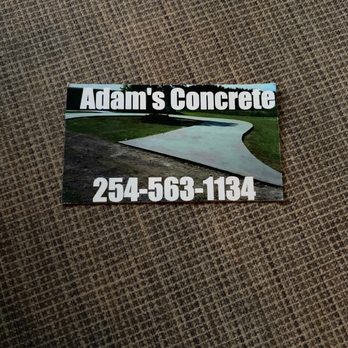 Adam's Concrete And More - Business card - Masonry/Concrete Near Me
