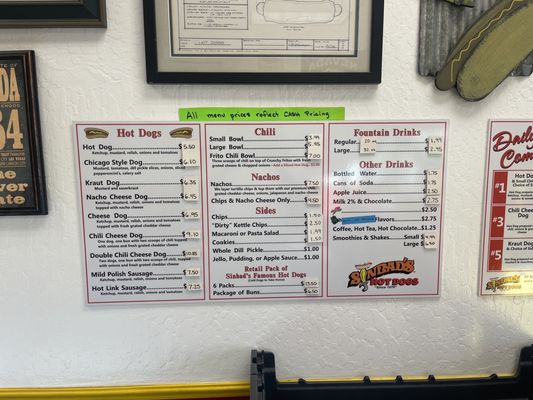 Menu photo 2 Sinbad's Hot Dogs Sparks, NV Menu photo 2 Sinbad's Hot Dogs Sparks, NV