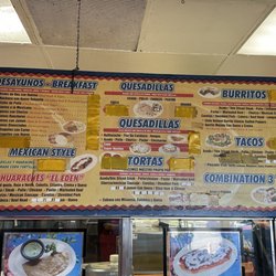 El Eden - Menu