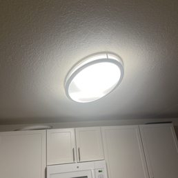 My new kitchen light much brighter. My new kitchen light much brighter.