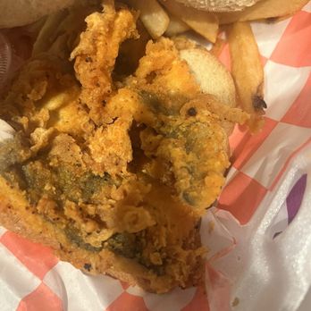 Rabbits Chicken & Waffles - Old School Fish Sandwich - Waffles Near Me - New York, New York Rabbits Chicken & Waffles - Old School Fish Sandwich - Waffles Near Me - New York, New York
