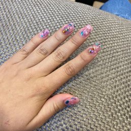 Sea shell nails Sea shell nails