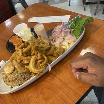 Doña Sazón - Seafood trio - Peruvian Near Me - Woodbridge, Virginia