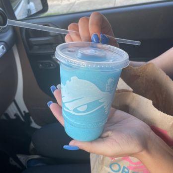 Taco Bell - 2.99 Baja blast but not the correct flavor and this is a small ass drink if this wasn't on purpose by the worker who was annoyingly rude. - Fast Food Near Me - Miamisburg, Ohio Taco Bell - 2.99 Baja blast but not the correct flavor and this is a small ass drink if this wasn't on purpose by the worker who was annoyingly rude. - Fast Food Near Me - Miamisburg, Ohio