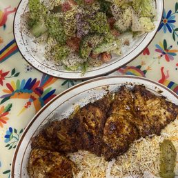 Chicken Sajji with Rice Chicken Sajji with Rice
