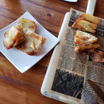 Farmhouse Cafe - Potato mille feuille...crisp edges, tender center - Breakfast & Brunch Near Me - Honolulu, Hawaii Farmhouse Cafe - Potato mille feuille...crisp edges, tender center - Breakfast & Brunch Near Me - Honolulu, Hawaii