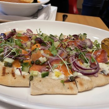 Harper's - salmon flatbread - Breakfast & Brunch Near Me - Atlantic City, New Jersey