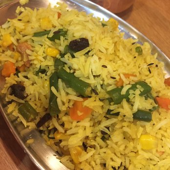 Bombay Bistro - Rice pilaf has a lot of goodies! - Indian Near Me - Fayetteville, North Carolina Bombay Bistro - Rice pilaf has a lot of goodies! - Indian Near Me - Fayetteville, North Carolina