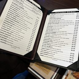 Cocktail Menu Cocktail Menu