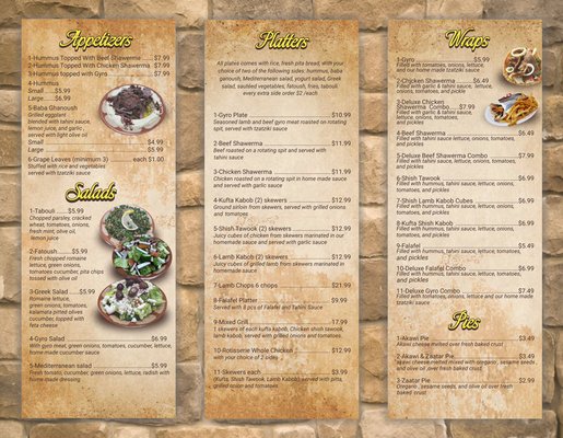 Menu photo 4 Gyros To Go Arlington, TX