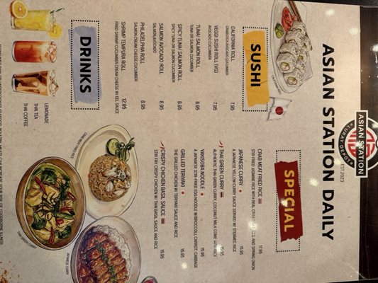 Menu photo 1 Asian Station Luray, VA