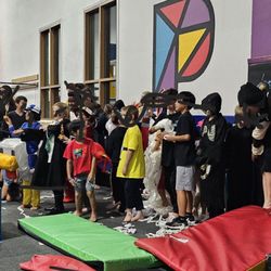 Urban Youth Park - Wide shot of the gym during Halloween Event 10/18/25.
