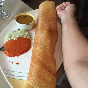 Bombay Royale - Enormous masala dosa ($8) - Indian Near Me - Northampton, Massachusetts Bombay Royale - Enormous masala dosa ($8) - Indian Near Me - Northampton, Massachusetts
