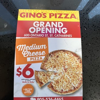 Gino's Pizza - Pizza Near Me - St. Catharines, Ontario