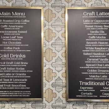 Conscious Cup Coffee Roasters - Menu - Coffee & Tea Near Me - Palatine, Illinois Conscious Cup Coffee Roasters - Menu - Coffee & Tea Near Me - Palatine, Illinois