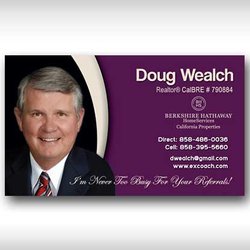 DesignIt4Free.com - Silk laminated business card for real estate company.