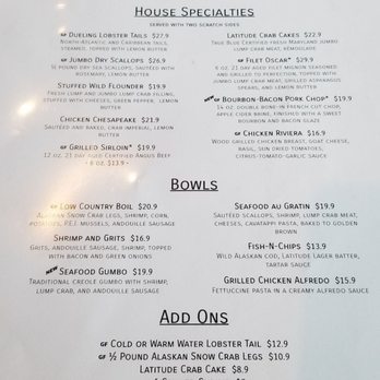 Latitude Seafood - Part of the menu - Seafood Near Me - Midlothian, Virginia Latitude Seafood - Part of the menu - Seafood Near Me - Midlothian, Virginia