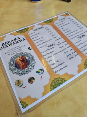 Menu photo 1 Baraka Shawarma Atlanta, GA Menu photo 1 Baraka Shawarma Atlanta, GA