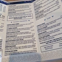 Menu Menu