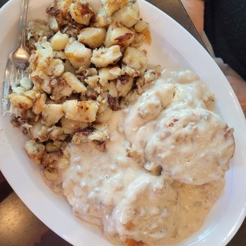 G & A Restaurant - biscuits & gravy with home-style hashbrowns - Hot Dogs Near Me - Perry Hall, Maryland G & A Restaurant - biscuits & gravy with home-style hashbrowns - Hot Dogs Near Me - Perry Hall, Maryland