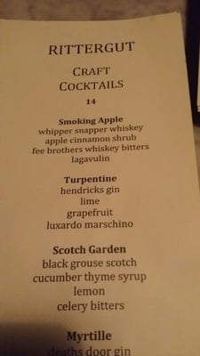 Menu photo 1 Rittergut Wine Bar Chicago, IL Menu photo 1 Rittergut Wine Bar Chicago, IL