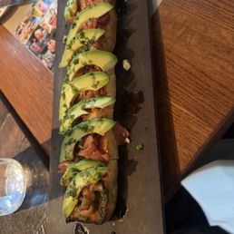 Avocado Bruschetta made vegan