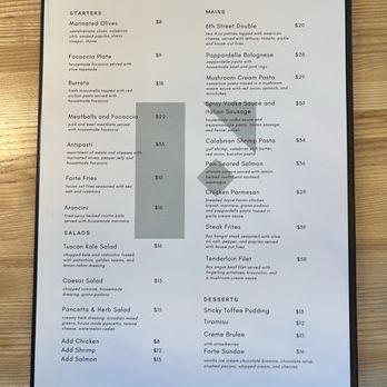 Forté - Menu - Salad Near Me - Tuscaloosa, Alabama Forté - Menu - Salad Near Me - Tuscaloosa, Alabama