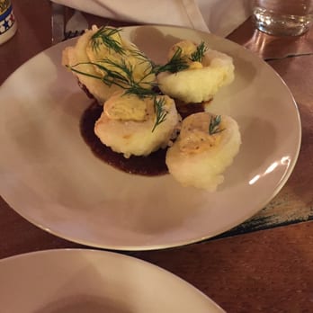 PDR - Fried Deviled Eggs with Bacon Jam! They Rocked! - New American Near Me PDR - Fried Deviled Eggs with Bacon Jam! They Rocked! - New American Near Me