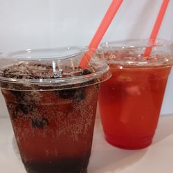 The Curb - Blueberry and strawberr Redbull