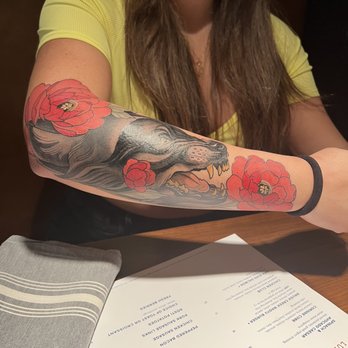 Wolf and Goat Tattoo - Tattoo Near Me - Denver, Colorado Wolf and Goat Tattoo - Tattoo Near Me - Denver, Colorado