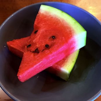 UMA Japanese Restaurant - watermelon (they bring after food) - Sushi Bars Near Me - Houston, Texas UMA Japanese Restaurant - watermelon (they bring after food) - Sushi Bars Near Me - Houston, Texas